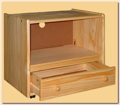 Lockers from timber pine. Shelfs from timber pine and racks from timber pine