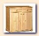 Wooden chest. Pine Wooden Chest Drawers