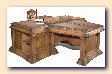 Dřevěný PC Stůl -  dřevěný počítačový Stůl