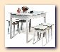 kuchyňské sestava :  Kuchyňské Stůl   + 4 jídelní židle 