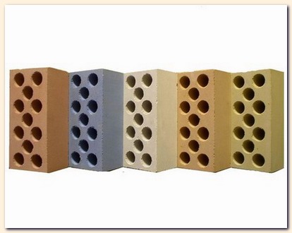 Clinker brick. Brick ceramic and Brick silicate