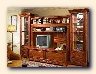Vitrine solid wood. Home theater wooden furniture. Stand timber