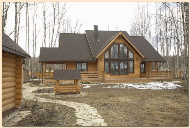 Wooden house building. Self Wooden Wooden houses. Building Timber Wooden houses. Introduction Wooden Wooden houses