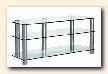 Glass furniture.  Manufacture glass furniture. Glass Plasma Stands, Glass Television Stands, Glass Entertainment Stands and Glass Entertainment Racks that will fit into your home decor TV Furniture, Speaker Stands, CD Storage, CD Rack, TV Stand, TV Mounts, DVD Storage