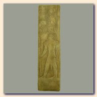 Bas-relief, reliefs and high reliefs. A gift shop and business - souvenirs