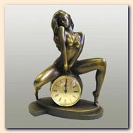 Hours sculptural. A gift shop and business - souvenirs. Souvenir hours per a gift. Sale business of souvenirs