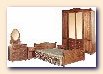 Ložnice dřevěna. Ložnicová sestava  z masívu
