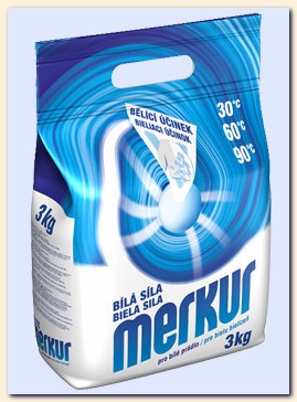 Бесфосфатный стиральный порошок MERKUR BILA SILA - Автомат. Цена. Опт. Производство и продажа