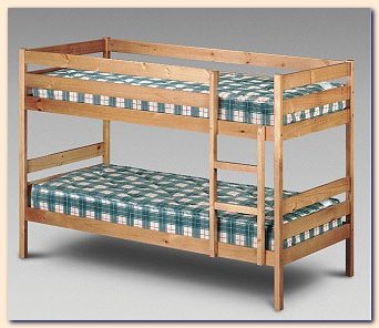 Bunk bed. Solid wood bunk beds. Twin bunk bed with storage box