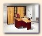 Solid wood office furniture. Office wood cabinet.