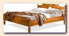 Solid wood bed 