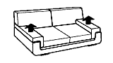 Mechanisms transformation sofa - bed 