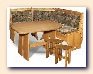 Jidelni Rohové sestava : Rohové lavice +  Kuchyňské Stůl jídelní  + 2 jídelní židle