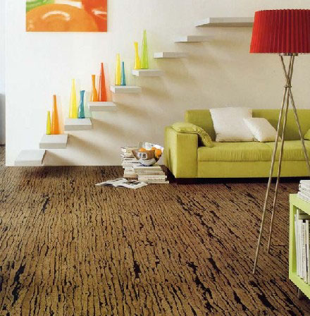 Carpet and linoleum.  Floor interior. best variant of floor covering in a living-room